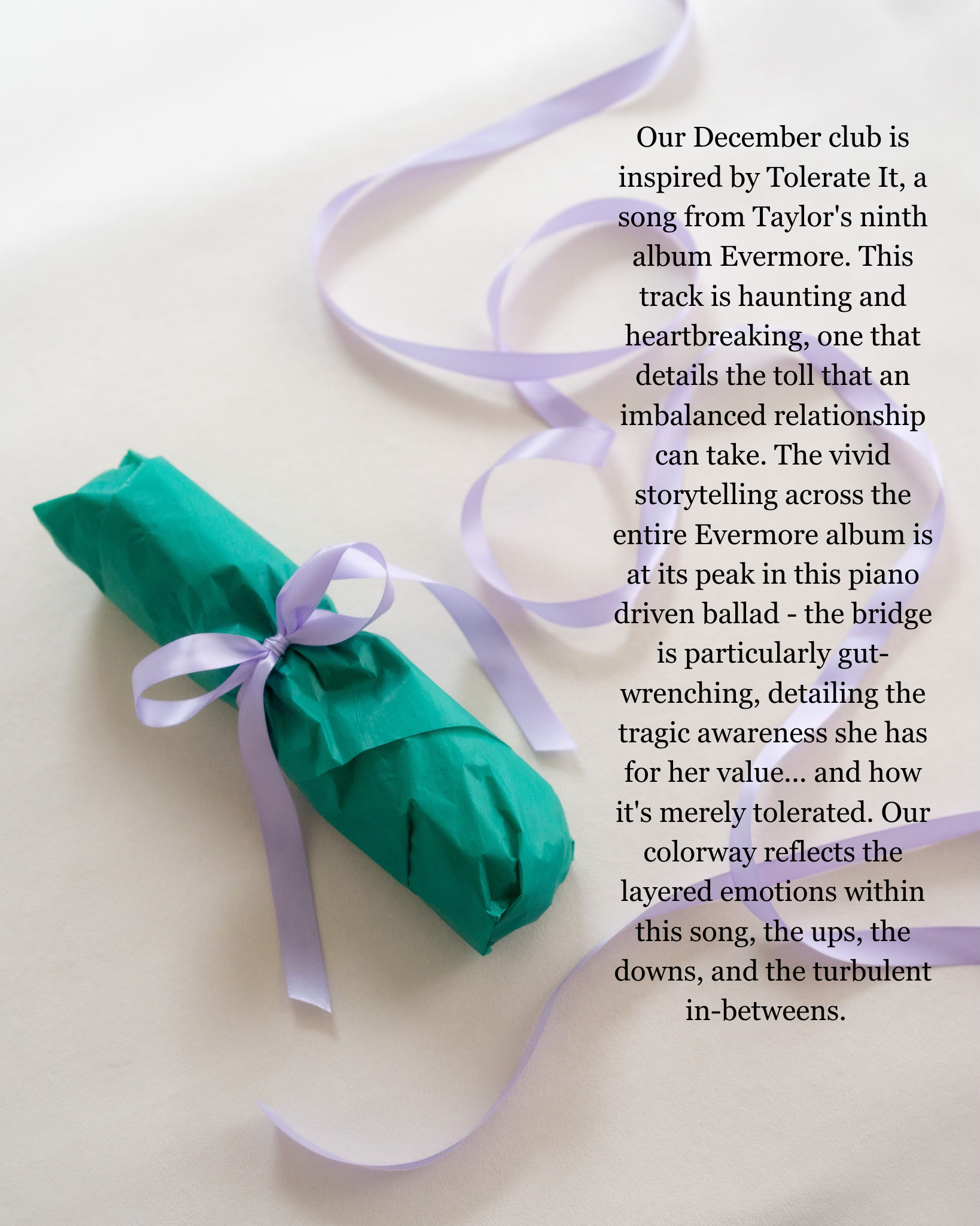 The Eras Yarn Club: December (variegated)