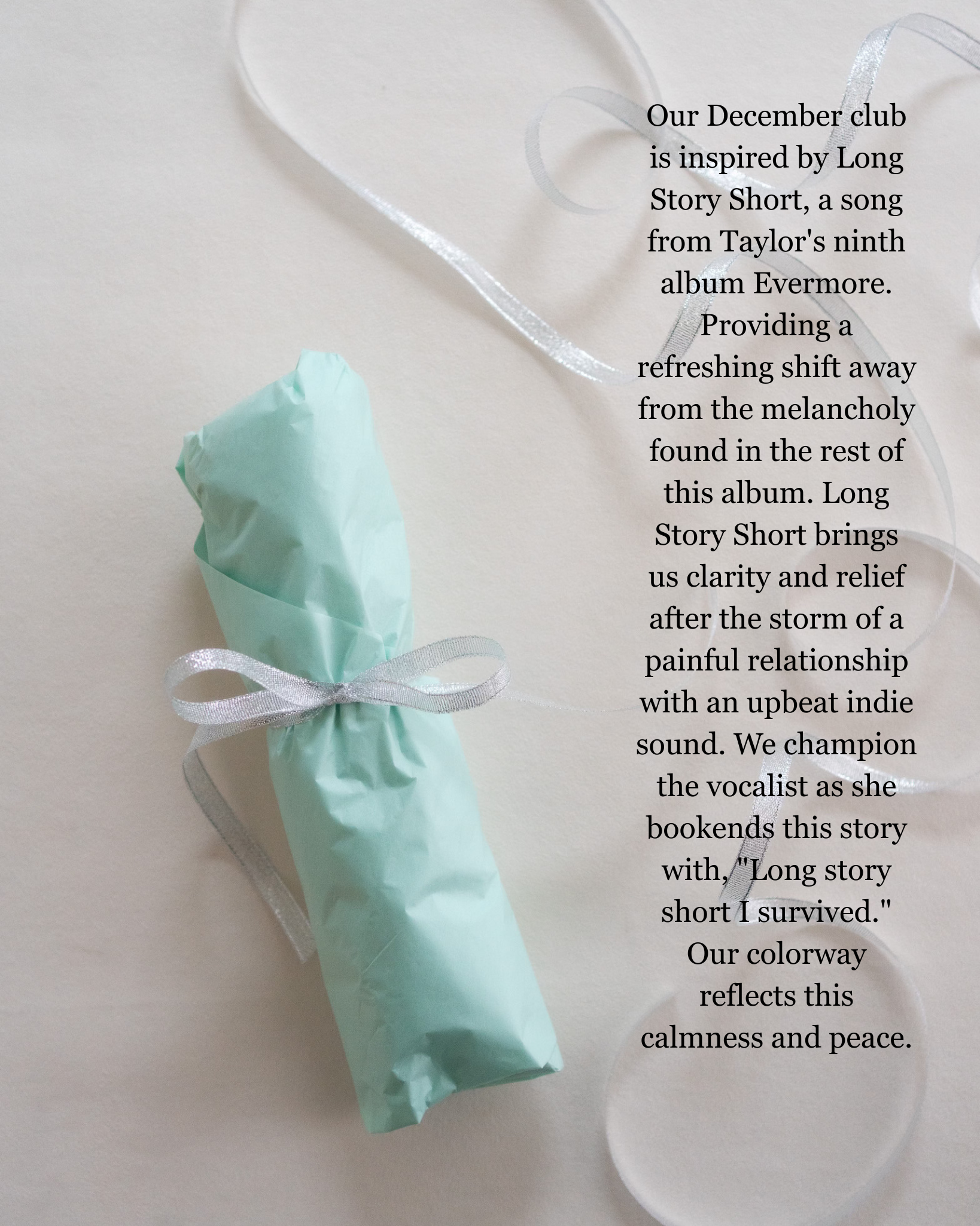 The Eras Yarn Club: December (tonal)