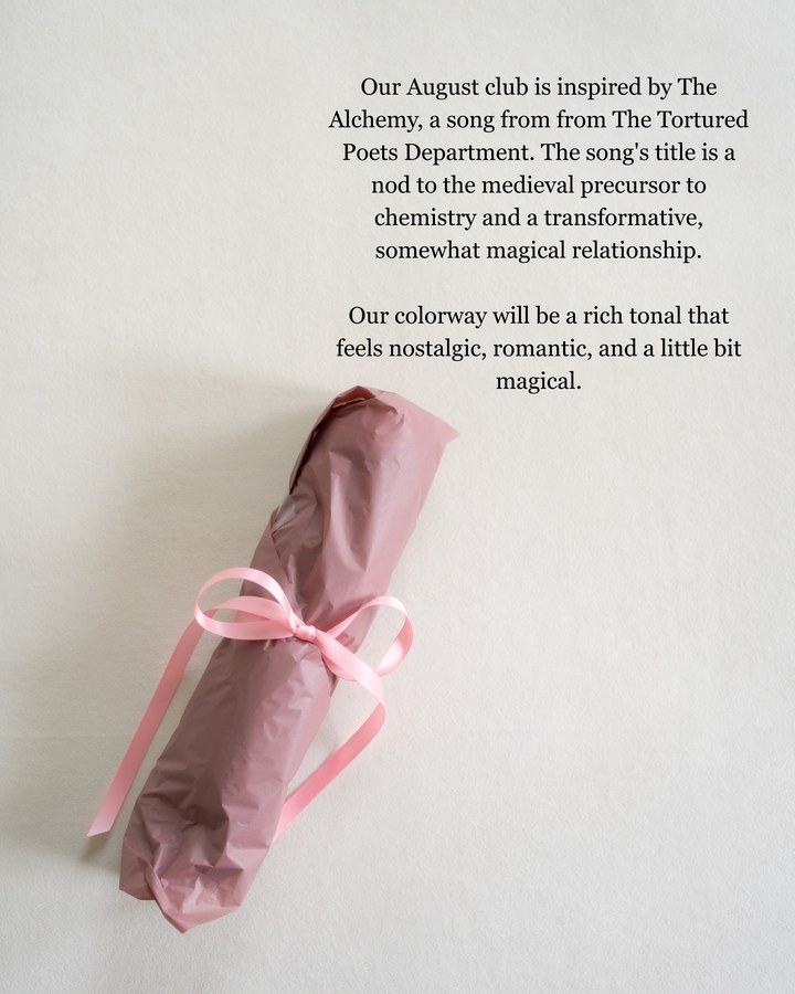 The Eras Yarn Club: August (tonal)