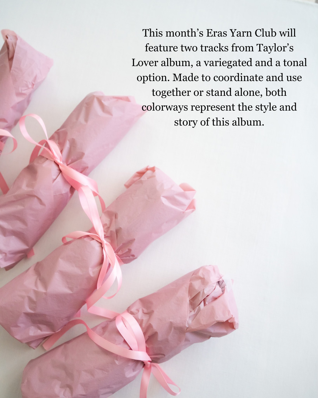 The Eras Yarn Club: February (tonal)