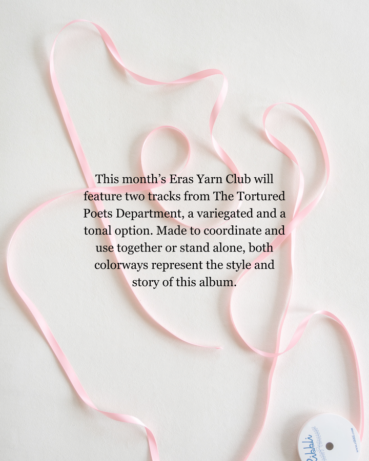 The Eras Yarn Club: August (tonal)