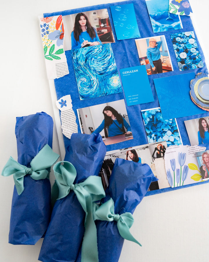 The Knitflix Yarn Club: Cerulean (Tonal)
