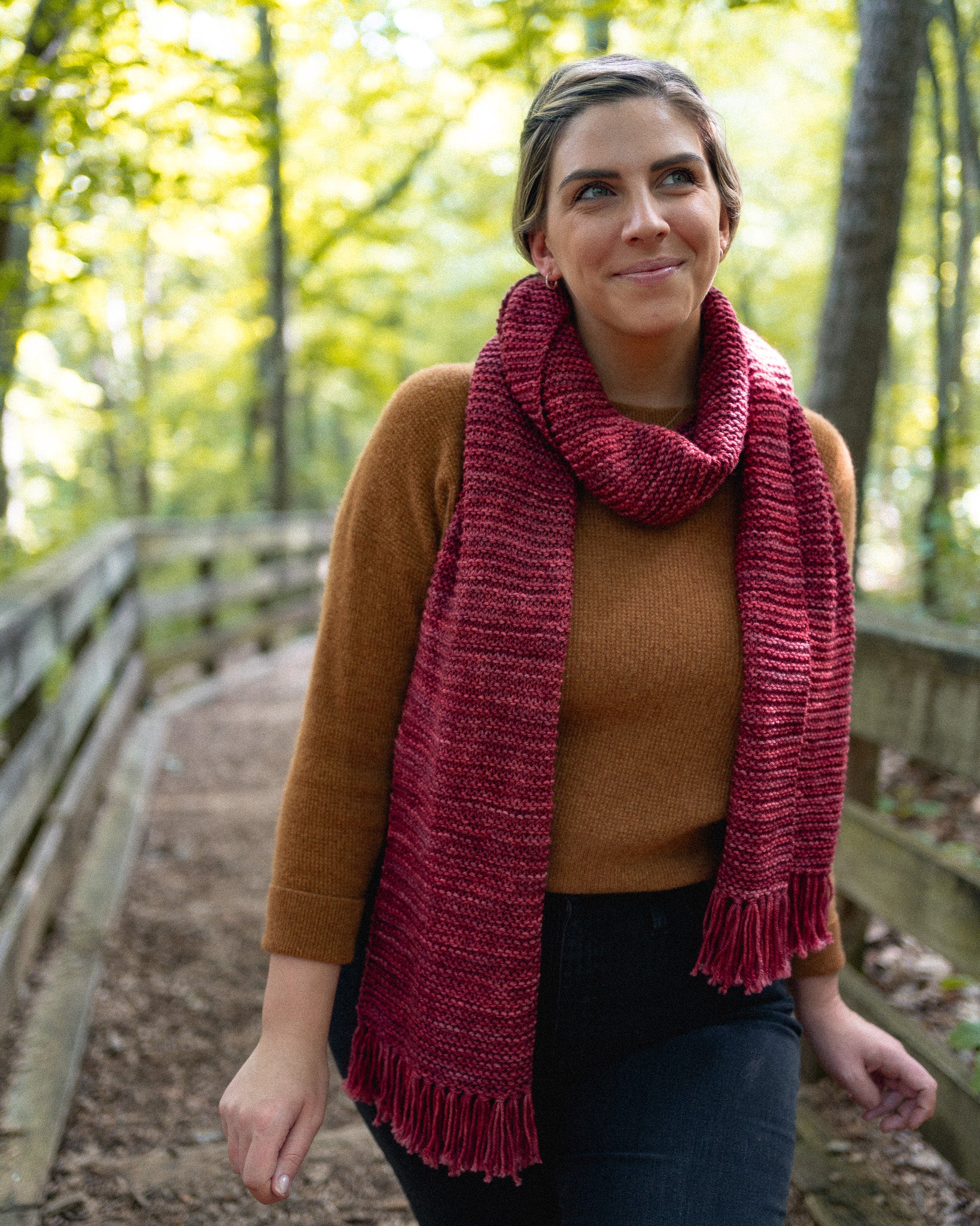 Red Scarf Pattern