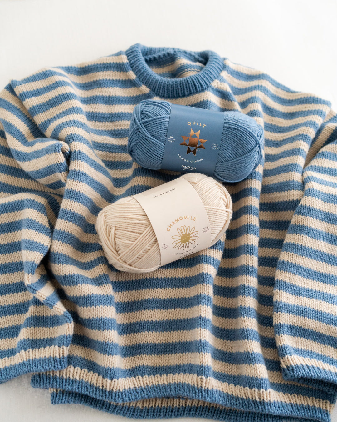 Olga Sweater, Petiteknit Olga, Olga Kit, Stripe Knit Sweater