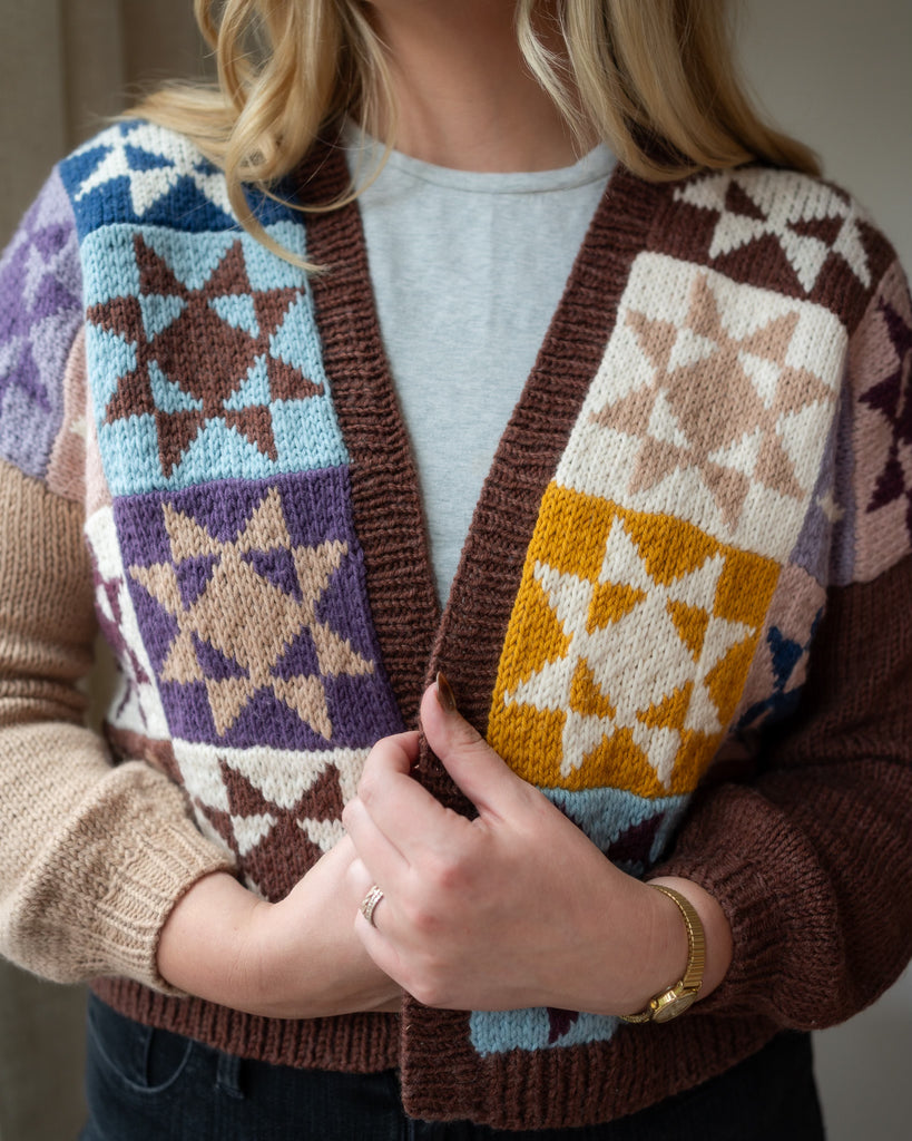Heirloom Quilt Cardigan – Sewrella Yarn
