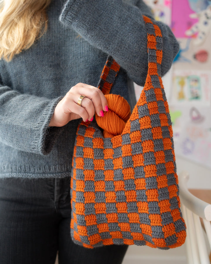Checkered Tote Bag Kit