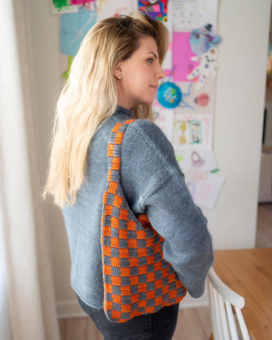 Checkered Tote Bag Kit