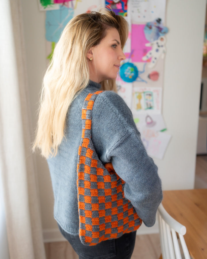 Checkered Tote Bag Kit