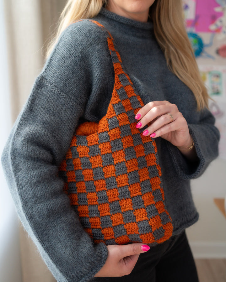 Checkered Tote Bag Kit