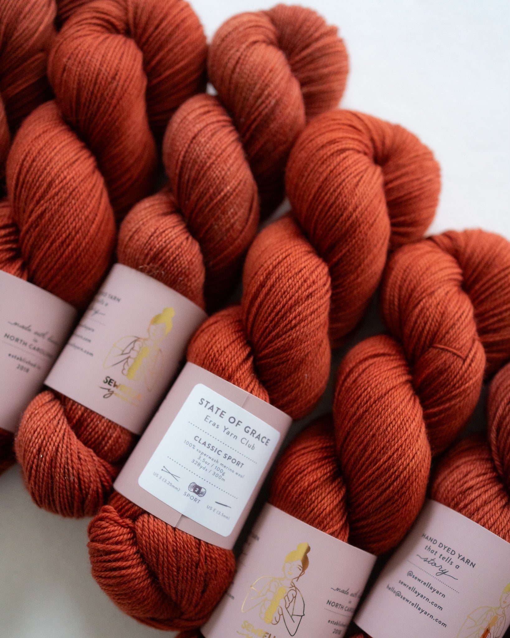 The Eras Yarn Club: October (tonal)