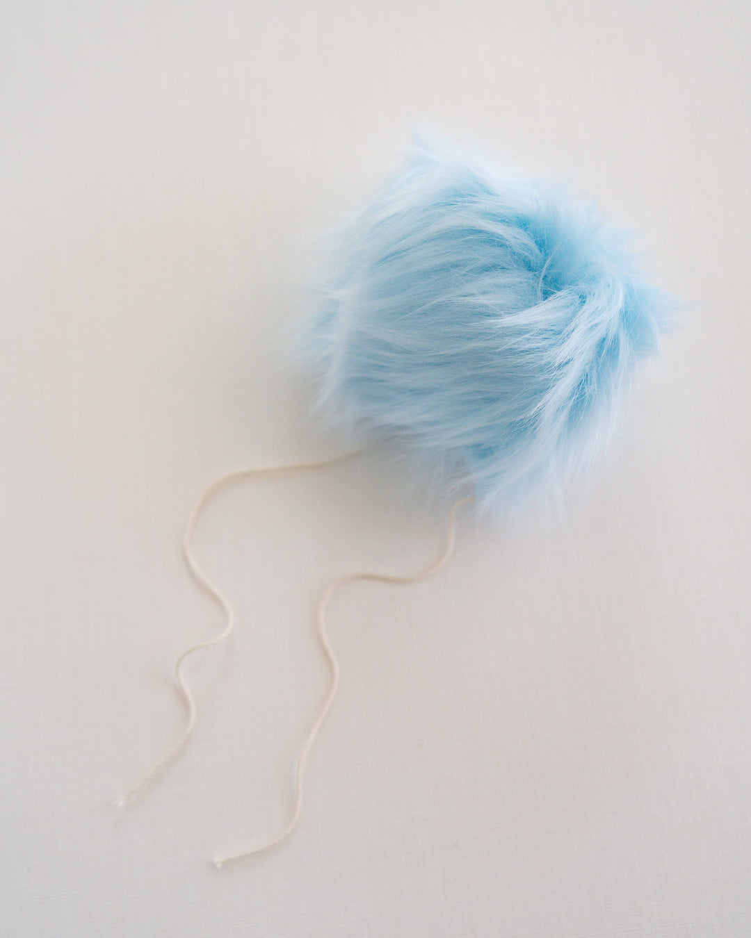 faux fur poms