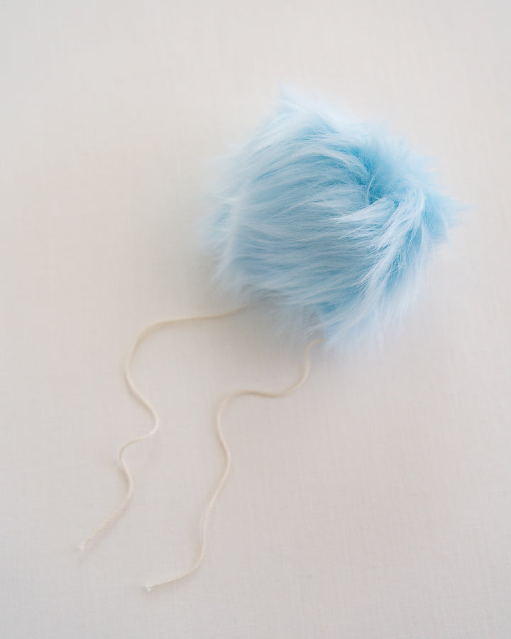 faux fur poms