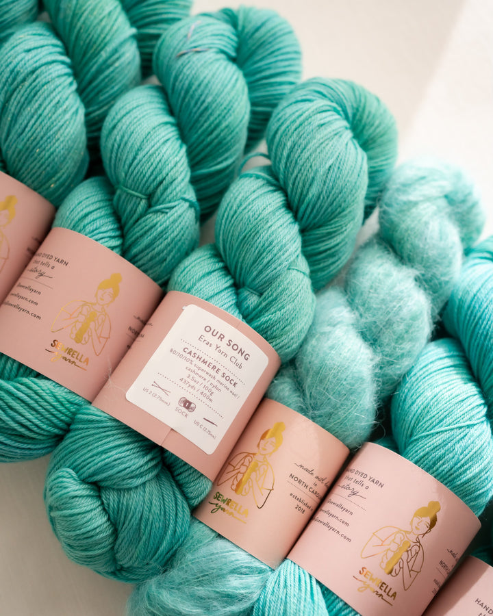 The Eras Yarn Club: January (tonal)