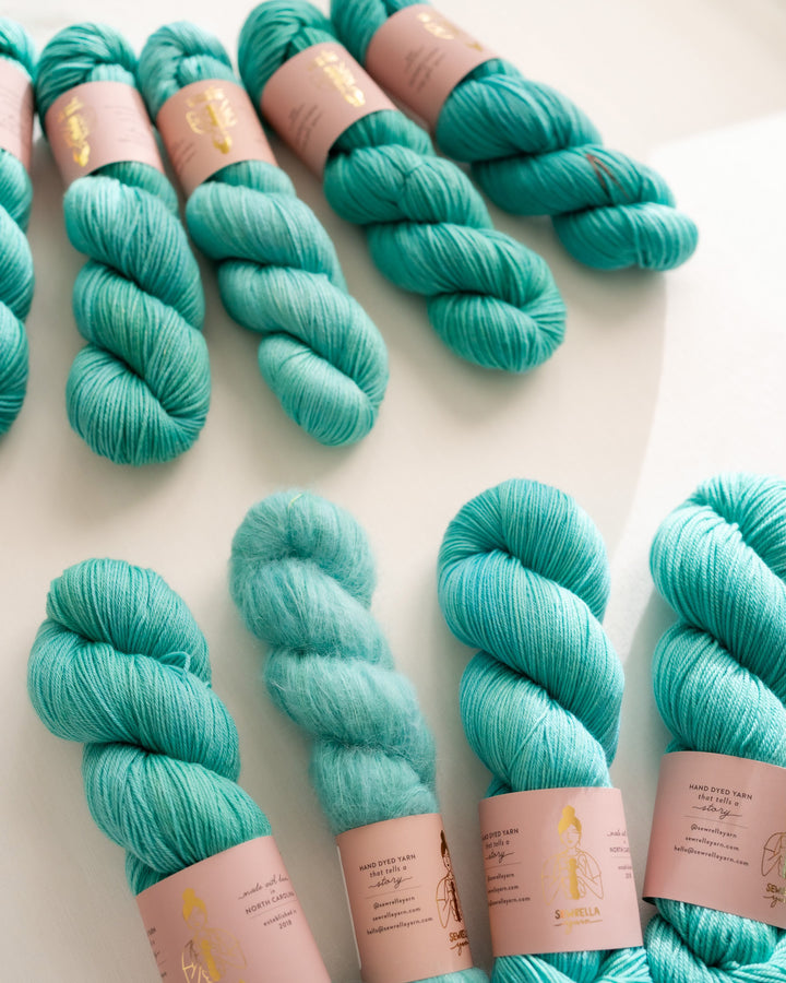 The Eras Yarn Club: January (tonal)