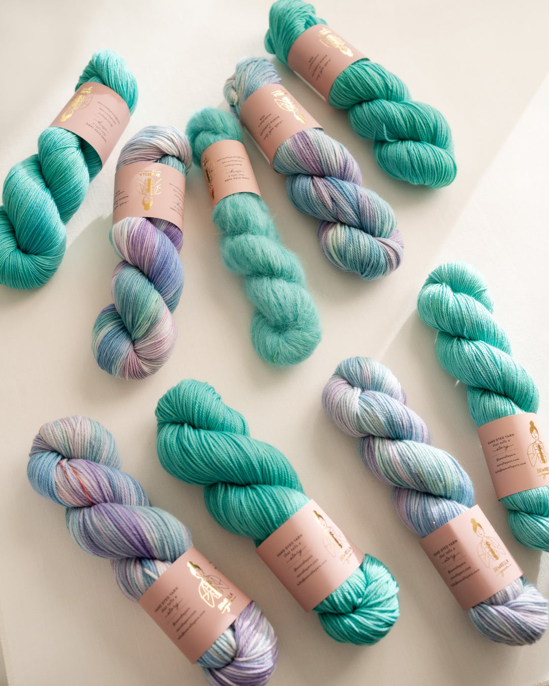 The Eras Yarn Club: January (tonal)
