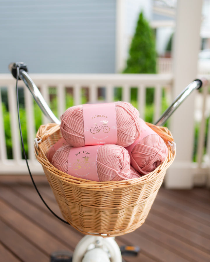 blush pink merino wool yarn for knitting