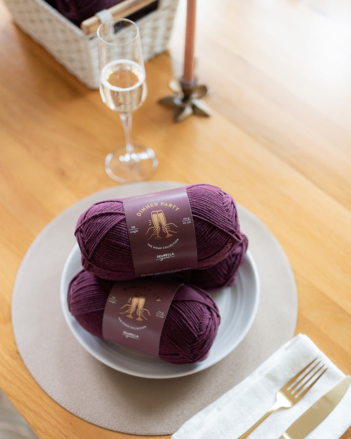 burgundy dk merino wool yarn for knitting
