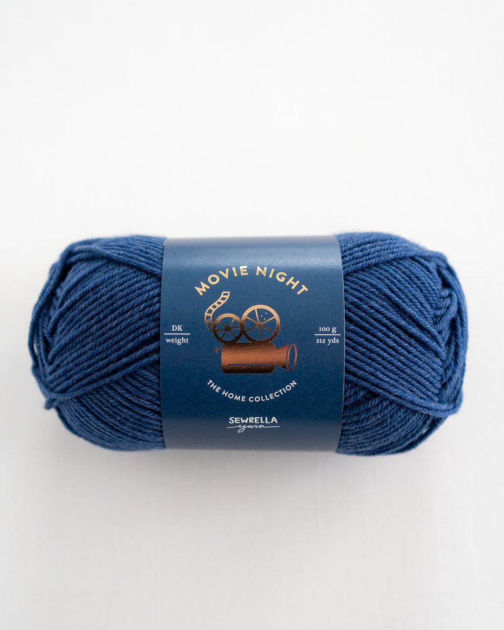 dark blue dk weight merino wool yarn