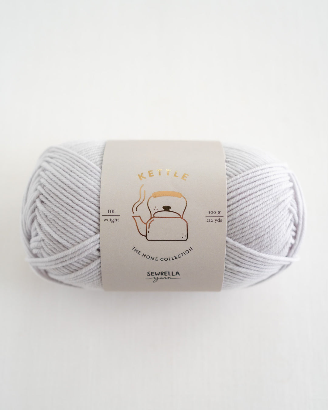 dove grey dk weight merino wool yarn