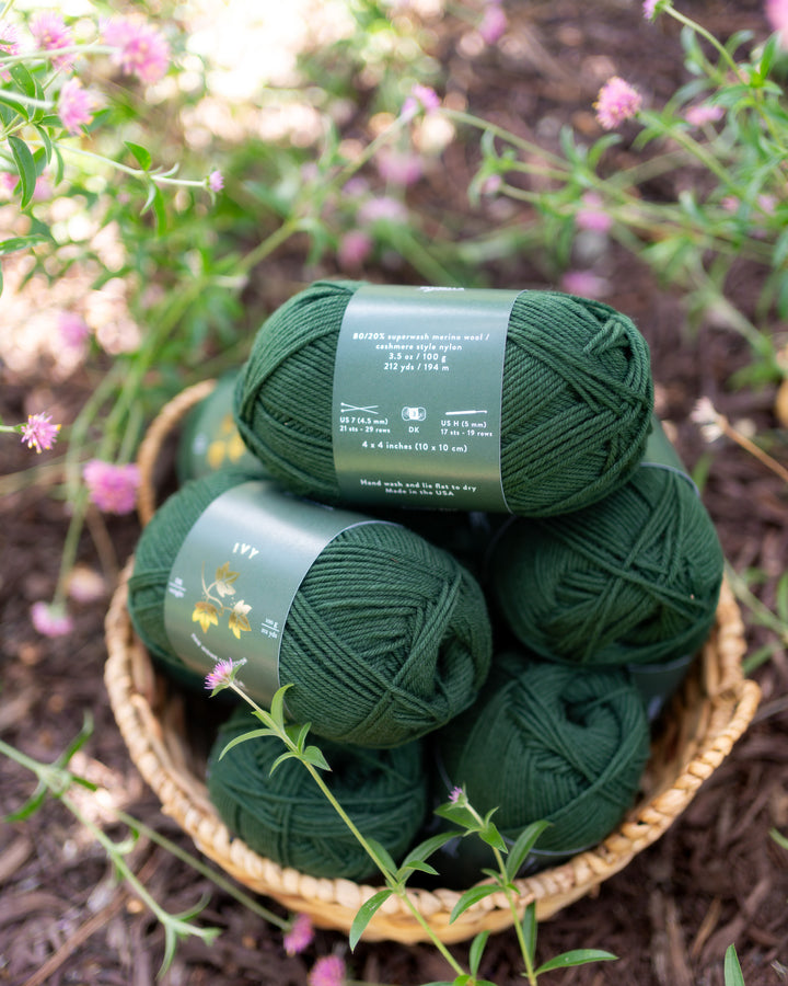 evergreen dk merino wool yarn for knitting