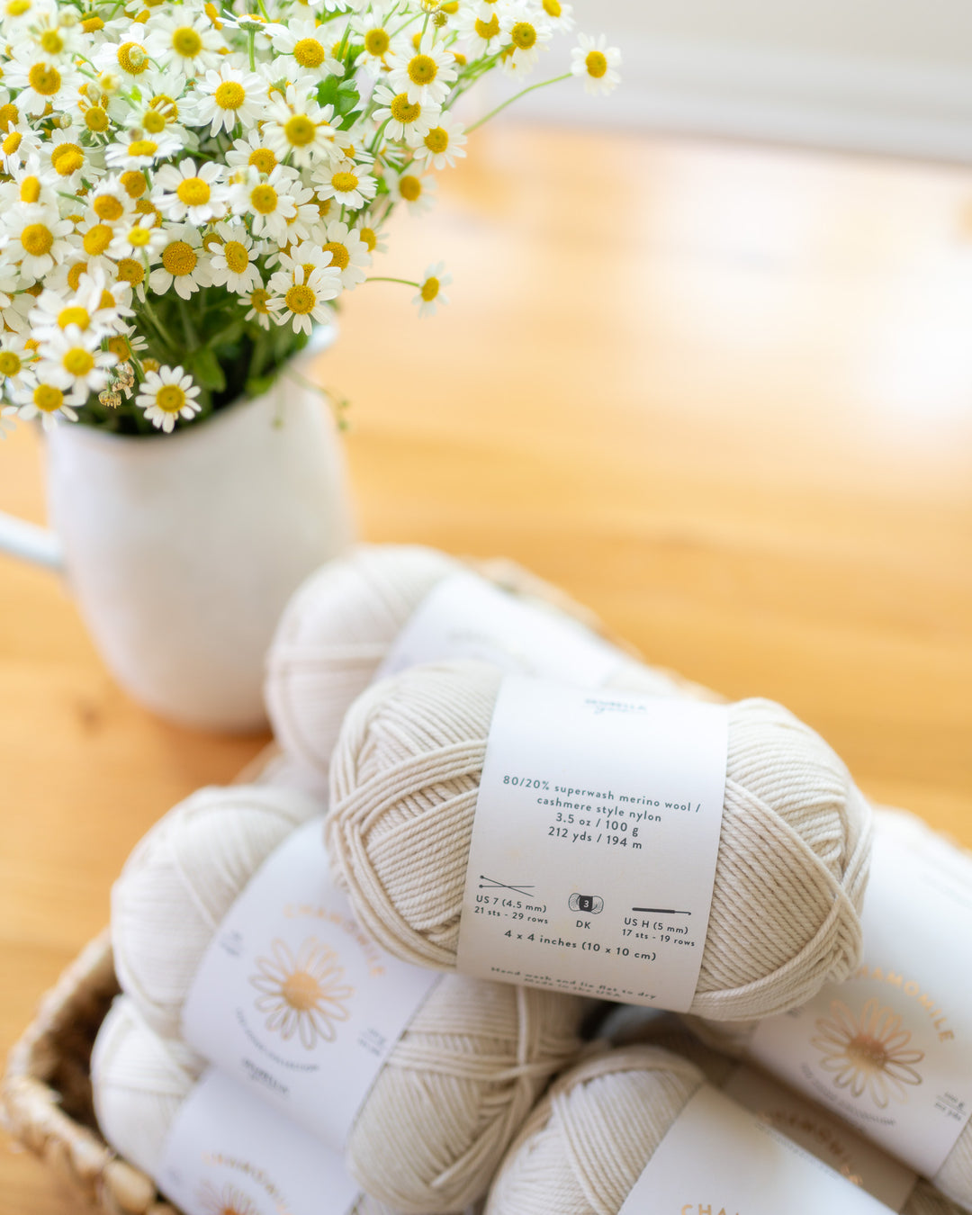 main color wool yarn for colorwork in knitting