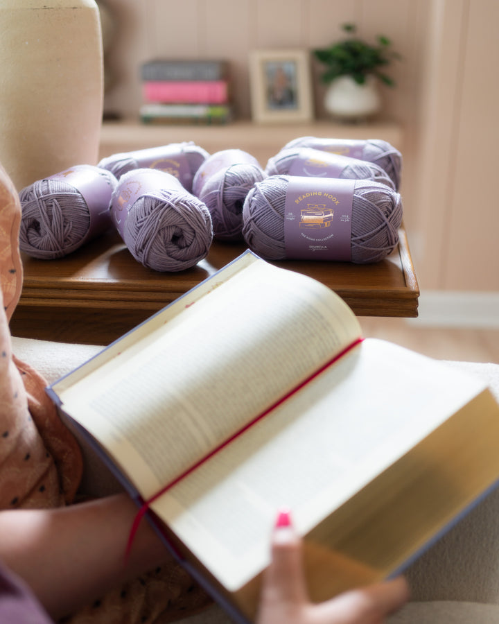 soft lavender yarn for knitting and crochet