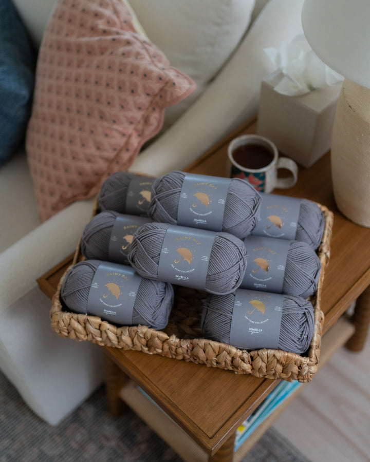 thunder grey dk merino wool yarn