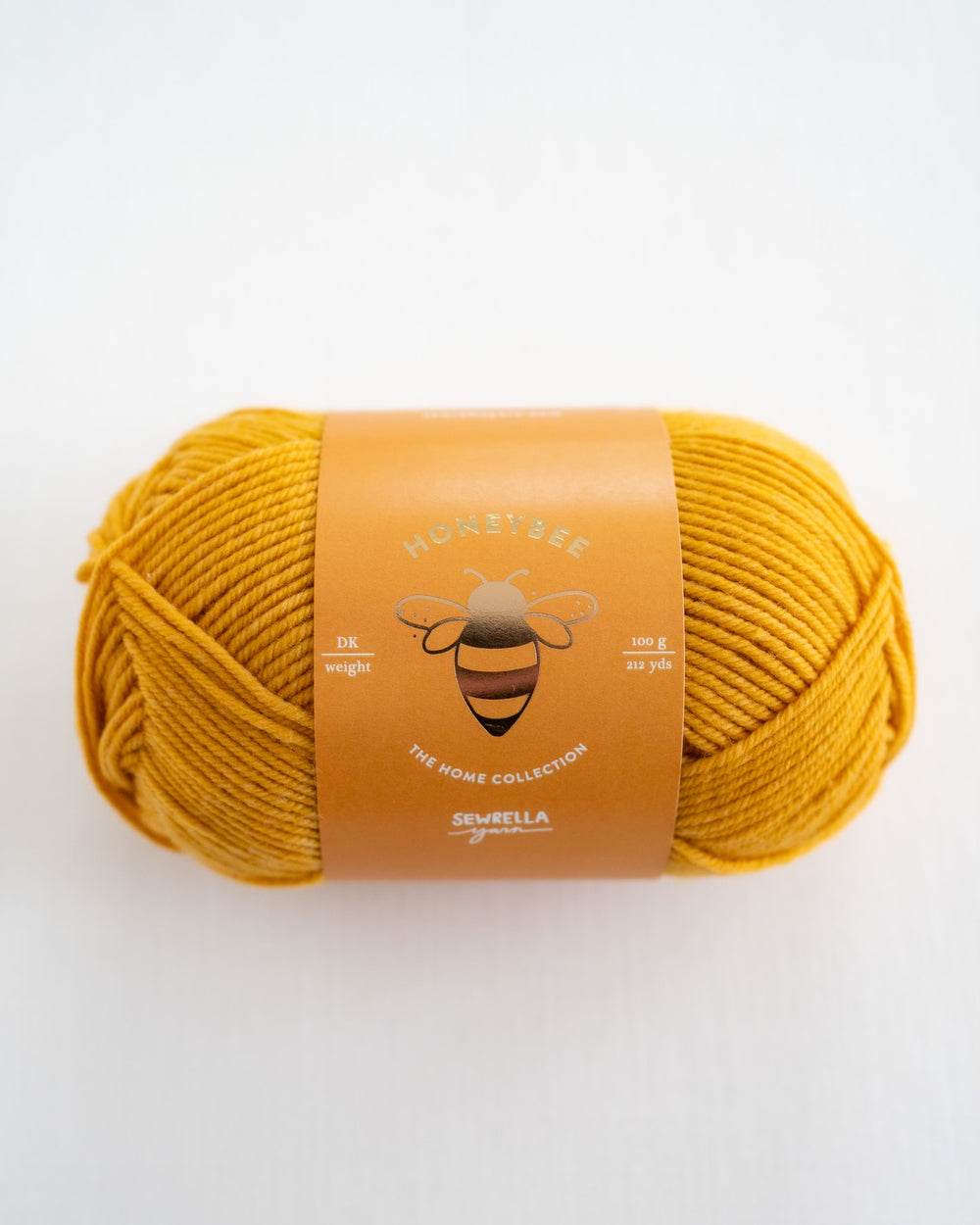 yellow gold dk weight merino wool yarn