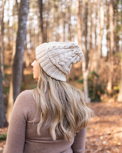 cozy cable hat