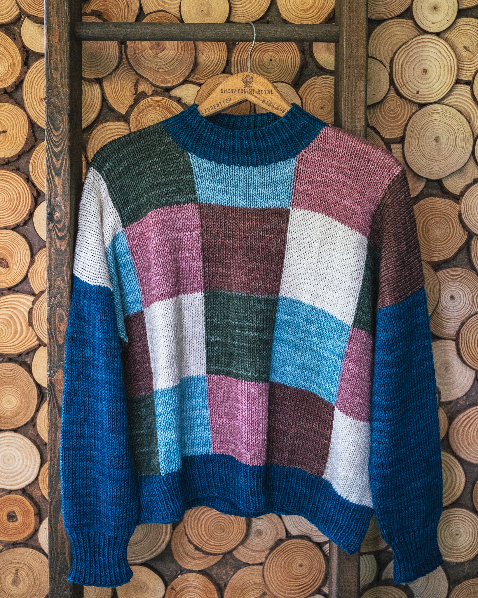 the patchwork pullover