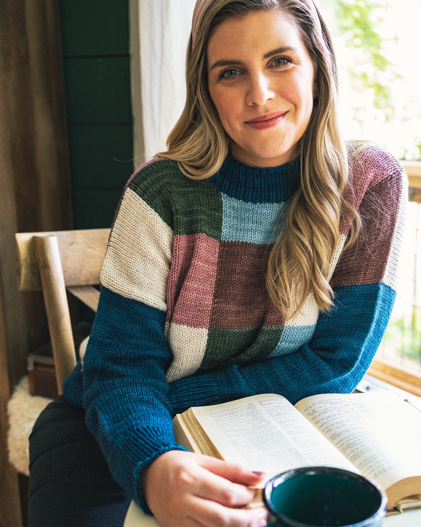 the patchwork pullover – Sewrella Yarn