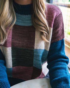 the patchwork pullover